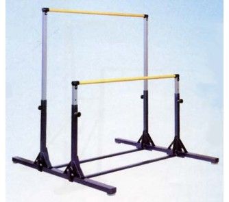 Kidz Gym® Uneven Bars from American Athletic - OnlineSports.com Gymnastics Bars, Sports Academy, Gym Bar, Gymnastics Equipment, Uneven Bars, Cute Birthday Cakes, Outdoor Toys, Wood Veneer, Birthday Cakes