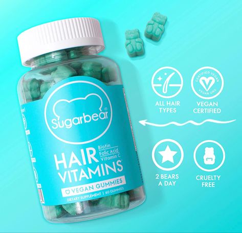 Vitamins, supplements, haircare, hair growth, healthy hair, Amazon finds, Amazon deals, highly rated, beauty and wellness Sugar Bear Hair, Hair Gummies, Apple Cider Vinegar For Hair, Biotin Hair, Vegan Gummies, Vegan Vitamins, Hair Supplements, Gummy Vitamins, Vitamins For Hair Growth