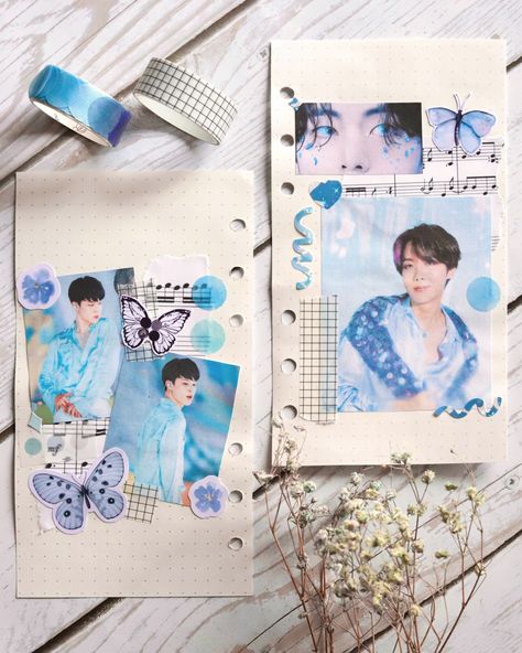 Jhope Journal, Bts Journal, Kpop Journal, Bts J Hope, Scrapbook Journal, Bullet Journal Inspiration, Bts Book, Journal Inspiration, Journal Ideas