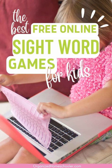 Editable Sight Word Games Free, Sight Word Games For First Grade, Sight Words At Home, Free Sight Word Games, Free Computer Games, Preschool Reading Activities, Phonics Games For Kids, Editable Sight Word Games, Homeschool Units