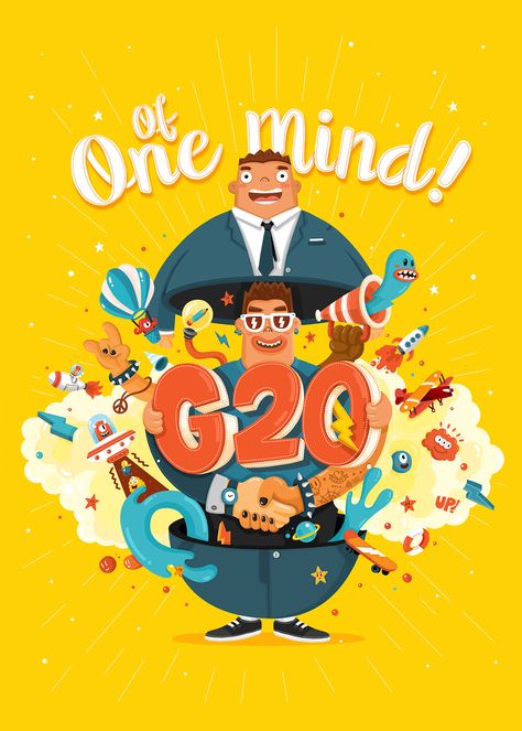 G20 - Of One Mind on Behance G 20 Poster, G20 Poster, G 20, Disney Art Drawings, Samsung Galaxy Wallpaper, Poster Drawing, Ideas Vintage, Drawing Templates, Poster Ideas