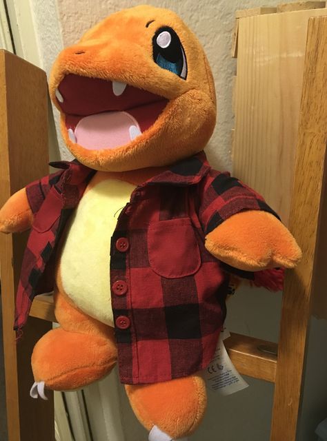 Charmander Stuffed Animal, Build A Bear Pokemon, Toy Aesthetic, Charmander Plush, Pokémon Plush, Bear Pokemon, Pokemon Plushies, Pokemon Ideas, Pokemon Charmander