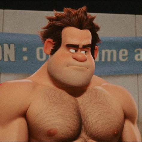 Wreck it Ralph Disney Boys Characters, Disney Dudes, Funky Shirts, Animated Man, Disney Boys, Wreck It Ralph, Disney Xd, Anime Guys Shirtless, Fandom Funny