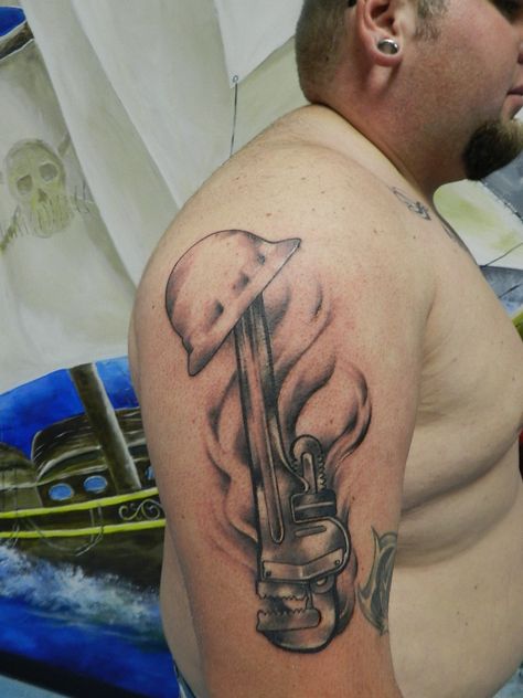 oil Oilfield Tattoos, Oilfield Trash, Oilfield Wife, Oil Rig, Portrait Tattoo, Tattoo Ideas, Hairstyles, Tattoos, Hair Styles