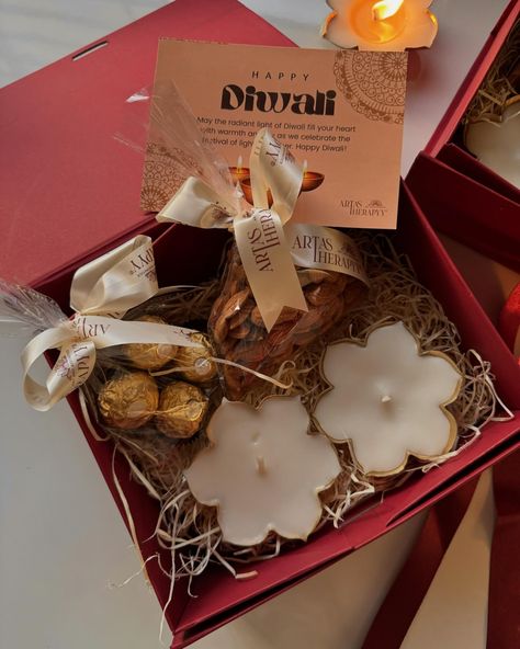 Introducing our Diwali Collection 2024, designed to bring warmth, joy, and festive charm to your celebrations! This exclusive collection features beautifully handcrafted Urli Candles, premium Almonds, indulgent Ferrero Rocher, and bespoke Customised Diwali Cards, all curated to add a special touch to your gifting 🪔✨🤍🎁🥰 We offer customised Diwali corporate gifts tailored to your branding, budget, and preferences. Send us a DM for more details and get the ideal Diwali gifts for your employees!... Diwali Cards, Personalised Gifts Diy, Diwali Gifts, Ferrero Rocher, Employee Gifts, Happy Diwali, Personalised Gifts, Gifts Diy, Corporate Gifts