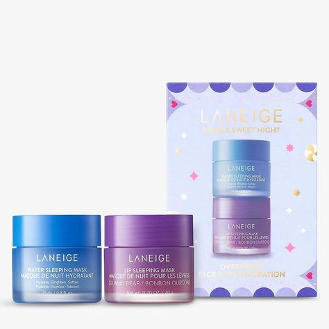 New from #lanegie, the complete UK Holiday 2023 Gift Sets & Seasonal Flavors! •Water Bank discovery kit — $22 “Water Bank blue… | Instagram Laneige Set, Overnight Lip Mask, Water Sleeping Mask, Night Set, Laneige Lip, Desired Reality, Laneige Lip Sleeping Mask, Sweet Night, Berry Fruit