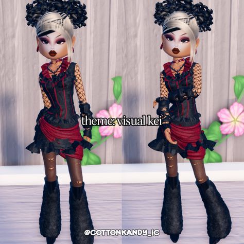 dress to impress theme visual kei outfit inspo no vip Shinora Outfit, Visual Kei Dress To Impress No Vip, Dress To Impress Theme Visual Kei, Visual Kei Outfit Dress To Impress, Dress To Impress Inspo No Vip, Visual Kei Dress To Impress, Visual Kei Outfits, Royal High Outfits Ideas Cheap, Vip Dress