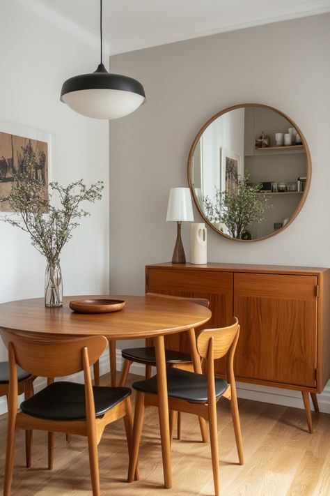 Mid century dining room decor