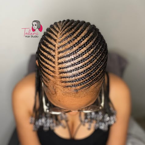 Essence Hairstyles African, Natural Lines Hairstyles, Didi Hairstyles Nigerian, Free Hand Hairstyles Natural Hair, Freehand Cornrows, Wig Lines, Freehand Hairstyle For Black Women, Small Lines Hairstyle, Freehand Hairstyle