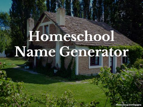 Homeschool Name Generator | Eclectic Homeschooling Naming Your Homeschool, Homeschool Names Ideas, Homeschool Names Generator, Homeschool Group Names, Homeschool Name Ideas, Homeschool Names, School Names Ideas, Eclectic Homeschooling, 10 Plagues