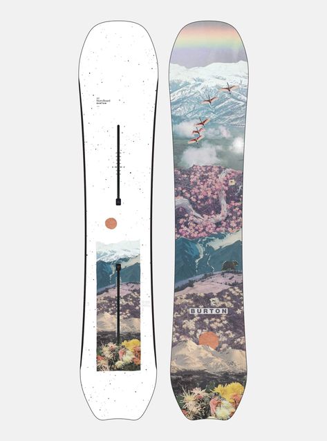 Snow Board Designs, Women’s Snowboard, Cool Snowboard Design, Cool Snowboards, Snowboard Graphics, Snowboards Design, Snowboard Designs, Snowboard Aesthetic, Women Snowboard