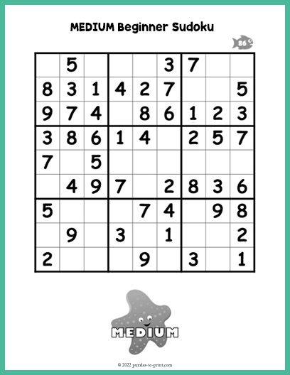 Free Printable Medium Beginner Sudoku Soduko Printable Easy, Sudoku Easy, Sudoku Printable, Classroom Pictures, Sudoku Puzzles, Number Puzzles, Word Puzzles, Teacher Classroom, Resource Classroom