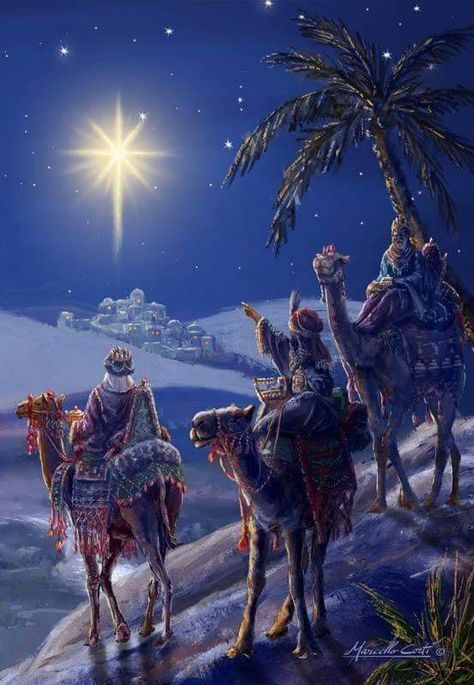 Religious Christmas Images, Happy Three Kings Day, Nativity Scene Pictures, Re Magi, Štědrý Den, The Three Wise Men, Roi Mage, Vintage Christmas Images, Three Wise Men