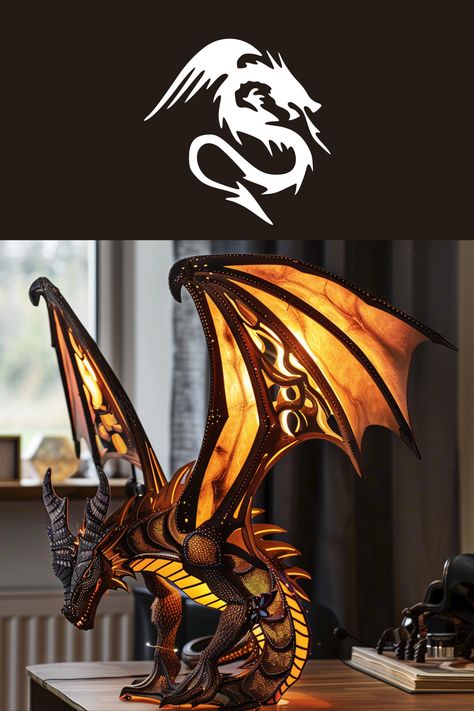 Light up your space with the mythical charm of dragon lamps! 🐲✨ Explore our collection and bring a touch of fantasy to your home decor. #DragonLamps #HomeLighting #FantasyDecor #InteriorDesign #IlluminateYourSpace Fantasy Decor Ideas, Dragon Bedroom Ideas, Fantasy Decorations, Fantasy Room Decor, Fantasy Lamp, Dragon Bedroom, Dragon Room, Dnd Decor, Dragon Lantern