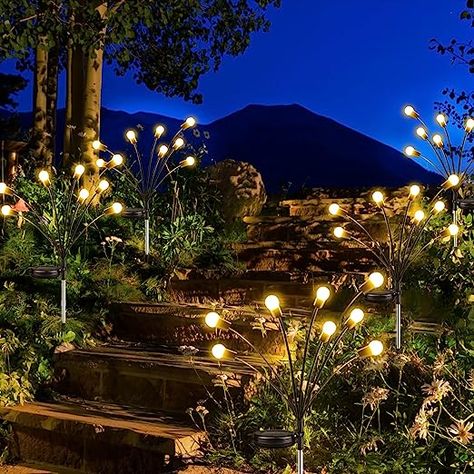 Woodland Lighting, Whimsical Patio, Garden Fairy Lights, Best Outdoor Solar Lights, Diwali Decoration Lights, Solar Garden Lamps, Solar Panel Lights, Solar Yard Lights, Solar Outdoor Lights