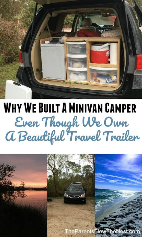 Mini Van Camping, Minivan Life, Minivan Conversion, Camping Truck, Minivan Camper Conversion, Minivan Camper, Suv Camper, Minivan Camping, Auto Camping