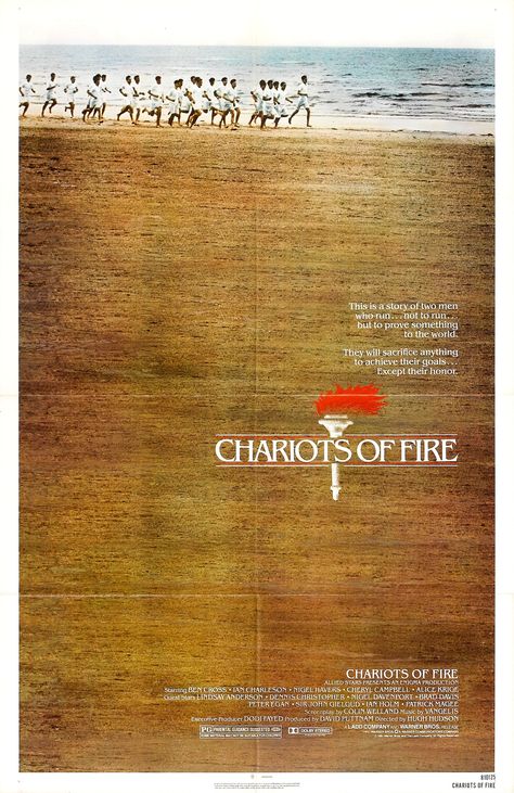 Chariots of Fire poster Eric Liddell, Classic 80s Movies, Movies Action, 80s Movie Posters, Fire Movie, Chariots Of Fire, Avengers Film, Inspirational Movies, Gods Glory