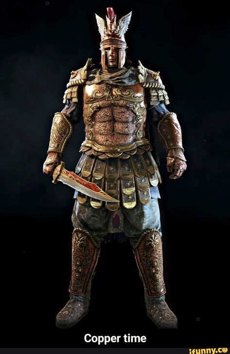 Copper time - Copper time – popular memes on the site iFunny.co #forhonor #gaming #forhonor #forhonorknights #forhonorvikings #forhonorsamurai #copper #time #meme For Honor Armor, Time Meme, Roman Armor, Skyrim Art, Roman Centurion, Warrior King, Suits Men Business, 다크 판타지, Knight Art