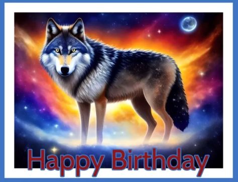 Wolf Spirit Animal, Wolf Spirit, Birthday Greetings, Spirit Animal, Happy Birthday, Birthday, Animals, Quick Saves