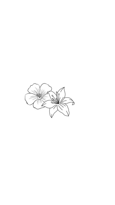 Straight Line Flower Tattoo, Tattoos With Family Meaning, Fragapani Flower Tattoo, Hubiskis Flower Tattoo, Three Line Tattoo, Summer Flower Tattoo, Nature Fine Line Tattoo, Falling Petals Tattoo, Flowers To Tattoo