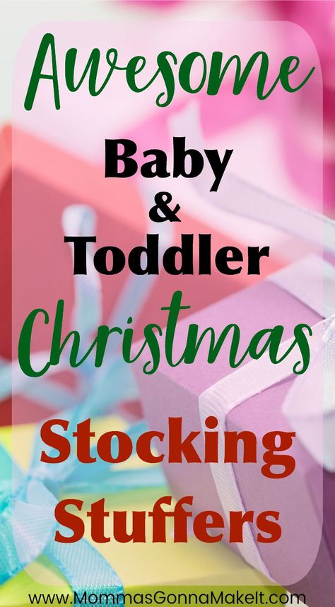 Stocking Stuffers For Toddlers, Toddler Stocking Stuffers, Stocking Stuffers For Boys, Stocking Stuffers For Baby, Baby Stocking, Stocking Stuffers For Girls, Stocking Stuffer Ideas, Toddler Christmas Gifts, Mom Thoughts