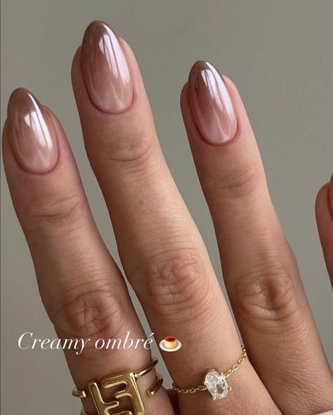 Fall Nails Girly, Honey Nails Color, Fall Nail Ideas With Designs, Fall Nails Airbrush, Trendy Nails 2024 Fall, Fall Thanksgiving Nails Almond, Chrome Pumpkin Nails, Nail Inspo November, Short French Tip Acrylic Nails Fall Colors