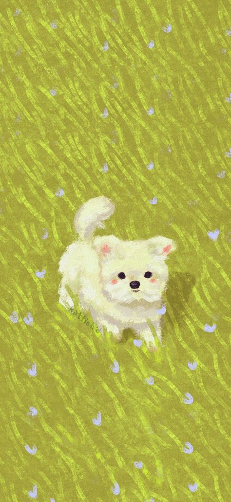 Personalized Wallpaper, Cocoppa Wallpaper, 강아지 그림, Cute Paintings, Iphone Wallpaper Photos, Dog Wallpaper, Dog Illustration, Cute Patterns Wallpaper, Angel Numbers