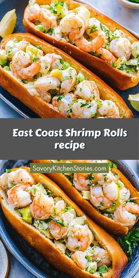 Ready to bring the flavors of the coast to your kitchen? Our East Coast Shrimp Rolls are the perfect seafood dinner idea for any occasion! Enjoy the blend of fresh shrimp and zesty seasonings. Save this recipe to enjoy a delightful seafood experience later on! Leftover Shrimp Cocktail, Leftover Shrimp Recipes, Shrimp Rolls Sandwich, Shrimp Sandwich Recipes, Leftover Shrimp, Shrimp Rolls Recipe, Sea Food Salad, Shrimp Roll, Shrimp Sandwich