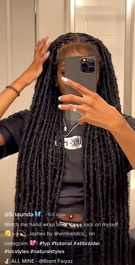 Hairstyles Fox Locks, Free Part Faux Locs, Soft Locs Edges, Soft Locs Styles For Black Women, Long Soft Locs Hairstyles Ideas, Free Part Soft Locs, Hairstyles To Do With Locs, Fox Locks Braids Faux Locs, Copper Soft Locs