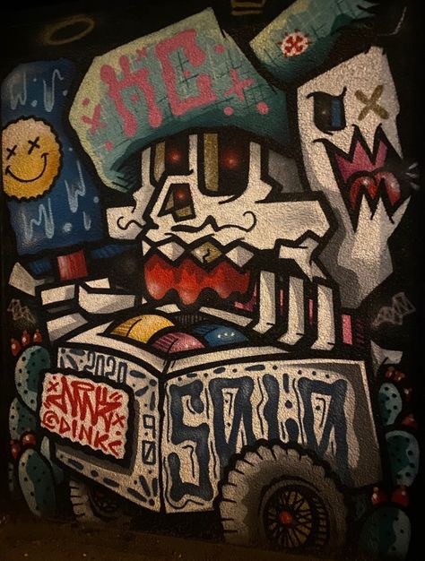 #graffiti #streetart #kcmo #mexicanart #graffitiart Mexican Street Art Graffiti, Mexican Graffiti Art, Mexican Graffiti, Fiesta Night, Mexican Street, Mexican Art, Street Art Graffiti, Graffiti Art, Life Art