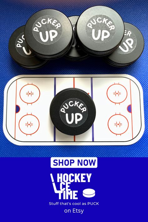 Looking for some affordable team gifts for your hockey team? Check out our hockey puck lip balm on a rink card. Your hockey girls are sure to love these in their SWAG bags. They also make the perfect hockey party favors and stocking stuffers. Team pricing available! Find them at HockeyIceTime on etsy along with other unique hockey themed gifts. Hockey Team Gift Ideas, Hockey Party Favors, Chapstick Gift, Hockey Team Gifts, Hockey Coach Gifts, Girls Hockey, Hockey Player Gifts, Hockey Decor, Hockey Party