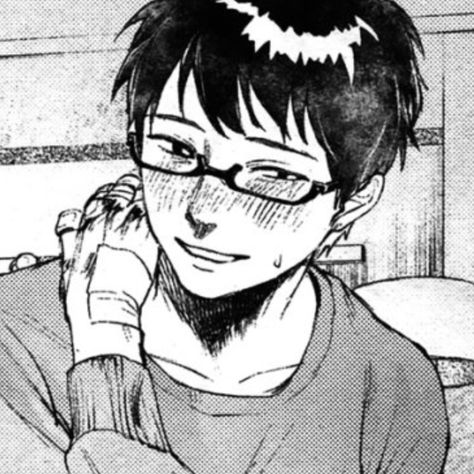 Silly Manga Panels, Guy With Glasses Art, Cat With Glasses Drawing, Dazai With Glasses Fanart, Uk Icon, Glasses Anime Guy Meme, Cute Nerd, Anime Boys, Boy Drawing