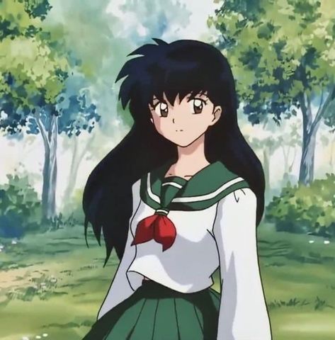 Webcore Animecore, Anime Name, Kagome And Inuyasha, Fighter Art, Kagome Higurashi, Street Fighter Art, Inu Yasha, Dark Green Aesthetic, Komi San