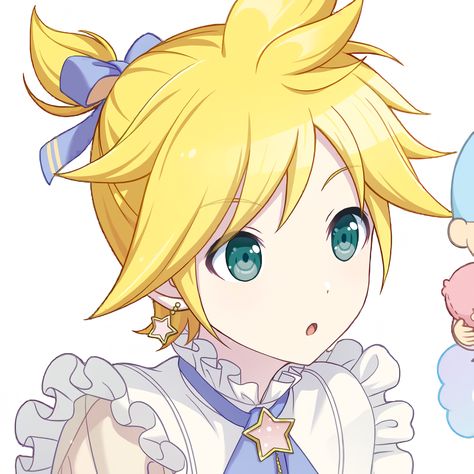 len kagamine Vocaloid Characters, Anime Reccomendations, Little Twin Stars, Discord Server, Project Sekai, I Icon, Hatsune Miku, Matching Icons, Cute Icons