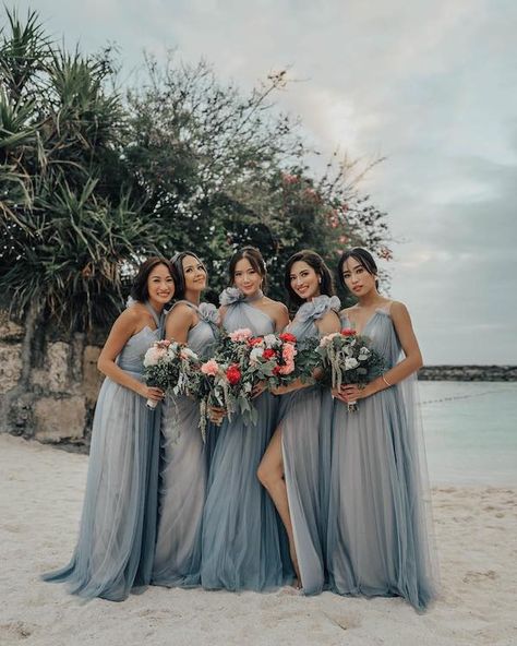 Kryz Uy Wedding, Wedding Entourage Gowns, Wedding Entourage Dress, Slater Young, Entourage Gowns, Kryz Uy, Camille Co, Bridesmaid Tulle, Wedding Entourage