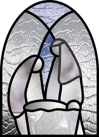 Easy nativity suncatcher simpler still - Click Image to Close Christmas Stained Glass Patterns, Alphabet Quilt Blocks, Symbols Alphabet, Food Quilt, Leaves Cross Stitch, Medieval Christmas, Faux Stained Glass Window, Simple Nativity, Stained Glass Window Clings