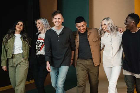 Elevation Worship Outfits, Worship Team Outfits, Worship Pastor, Graves Into Gardens, Worship Outfits, Team Outfits, Elevation Worship, Church Worship, Christian Activities