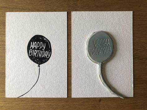 🎈Happy Birthday by Jason Burkholder on Dribbble Lino Design, Birthday Cards To Print, Happy Birthday Design, Linoleum Print, Happy Birthday Card, Birthday Design, Lino Print, Linoleum, Baby Cards