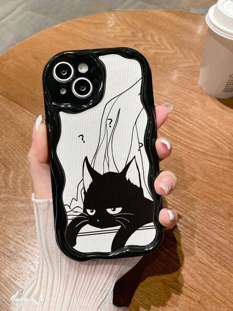 Cool Phone Cases Aesthetic, Cute Iphone 11 Cases, Aesthetic Phone Cases, Grunge Cases Phones, Goth Phone Case, Clear Phone Case Design, Cat Phone Case, Cat Phone Case Aesthetic, Vintage Phone Case