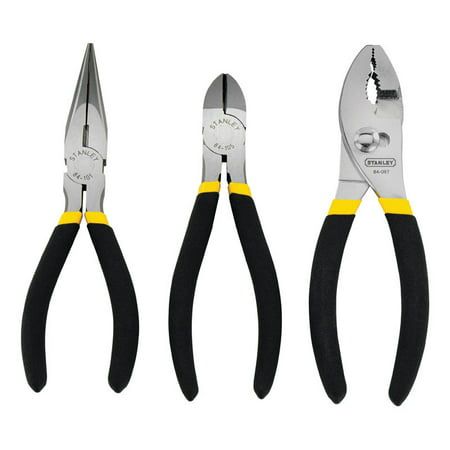 Long Nose Pliers, Stanley Tools, Long Nose, Junk Drawer, Forged Steel, Air Tools, Pack Of Cards, Workshop Equipment, Diy Tools