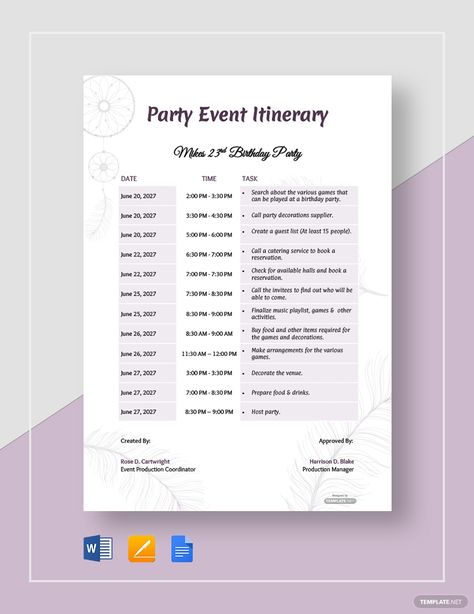 Free Party Event Itinerary Template #AD, , #sponsored, #Party, #Free, #Event, #Template, #Itinerary Communicative English, Event Itinerary, Party Itinerary Template, Itinerary Template Free, Trip Itinerary Template, Bachelorette Party Itinerary Template, Party Agenda, Household Budget Template, New York Trip