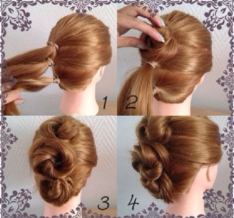 Lovely Elegant Hairstyle Tutorial - Very Easy Steps 🌸🌸 Grow Long Healthy Hair, Sanggul Modern, Longer Hair Growth, Elegant Hairstyle, Long Healthy Hair, Hair Bridesmaid, Hairstyles Updo, Hairstyle Tutorial, Penteado Cabelo Curto