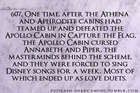 Apollo Cabin Curse Athena and Aphrodite Cabin Pipabeth Headcanons, Piper And Annabeth, Stoll Brothers, Hoo Headcanons, Ares Cabin, Solangelo Headcanons, Athena Cabin, Aphrodite Cabin, Apollo Cabin