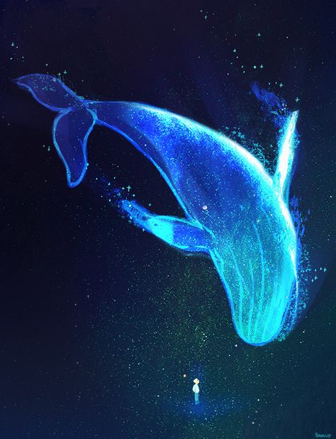 Universe Aesthetic, Dream Photos, Space Whale, Whale Drawing, Firefly Art, Whale Painting, Dolphin Art, Underwater Painting, 동화 삽화