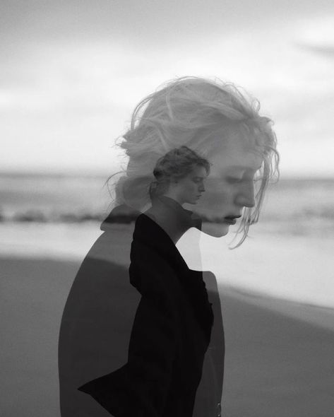 A Woman, The Beach, Black And White, Photography, Hair, On Instagram, White, Instagram, Black