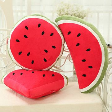 I love those fashionable and beautiful Pillows and Cushions from Newchic.com… Fruit Pillows, Pillows Diy, Fruit Watermelon, Emoji Pillows, Nap Pillow, Pillow Plush, Round Throw Pillows, Plush Sofa, Sofa Throw Pillows