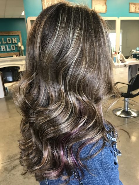 T Section Highlights Hair, First Time Highlights, T Section Highlights, Blind Highlights, Jasmine Cake, Peekaboo Color, Hip Hop Artwork, Highlights Brown Hair, Hair Color Highlights