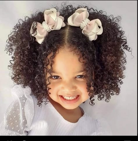 Curly Hair Baby Girl Hairstyles, Curly Baby Hairstyles, Baby Curly Hairstyles, Hair Styles For Curly Hair Kids, Curly Hairstyles For Kids, Lil Girl Hairstyles Braids, Curly Hairstyles Kids, Baby Girl Hairstyles Curly, Daughter Hairstyles