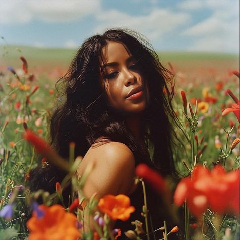 Heatwave Song, Birthday Theme Photoshoot, Poses In Nature, Frolicking In A Field, Taken Too Soon, Bday Photoshoot, Creative Imagination, Bday Shoot, Aaliyah Haughton