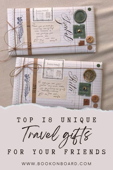 Top 18 Unique Travel Gifts for Your Wanderlust Friends Vacation Themed Gift Basket, Cousin Trip Gift Ideas, Travel Survival Kit Gift Ideas, Travel Diy Gifts, Diy Gifts For Travelers, Travel Gift Ideas For Him, Gifts For A Traveler Woman, Travel Kit Gift Ideas, Gift For Traveler For Women